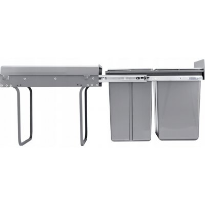 Vevor Výsuvný Odpadkový Koš 20+10+10L Skrytý Odpadkový Koš do kuchyně – Zboží Dáma