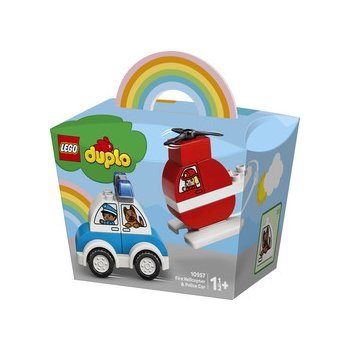 LEGO® DUPLO® 10957 Hasičský vrtulník a policejní auto