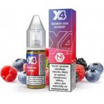 X4 Bar Juice Blueberry Sour Raspberry 10 ml 10 mg – Hledejceny.cz