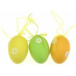Flora Velikonoční vajíčka 3ks, 5cm, růžové, modré, fialové – Hledejceny.cz