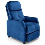 Halmar Felipe 2 velvet modré – Zboží Mobilmania