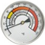 Teploměr do udírny, 0-260°C, prům. 60 mm, stonek 100 mm, barevná stupnice, AM – Zboží Mobilmania