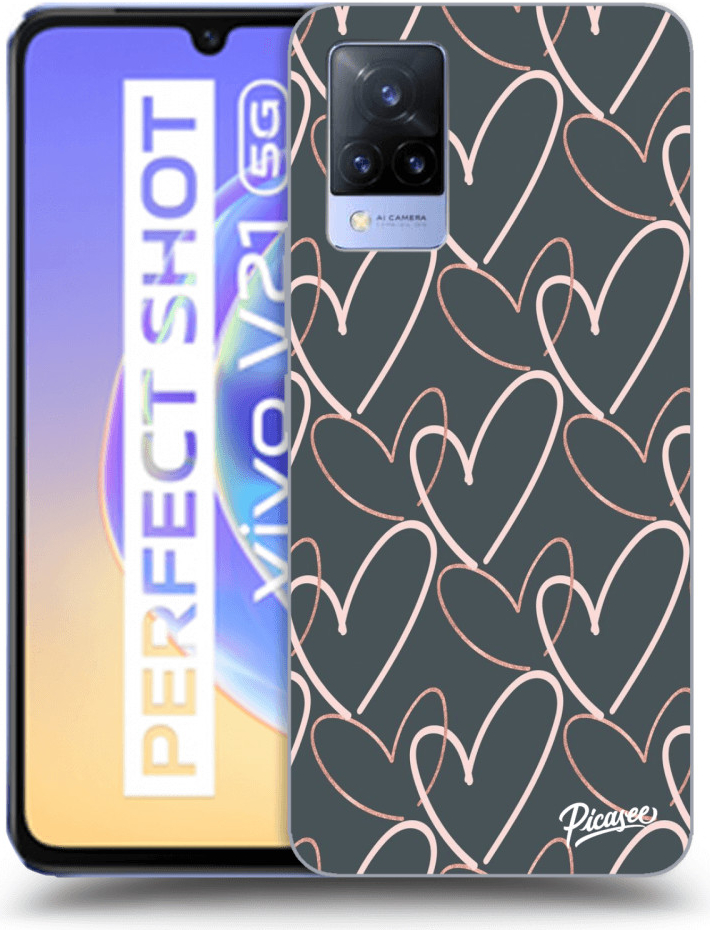 Pouzdro Picasee ULTIMATE CASE Vivo V21 5G - Lots of love