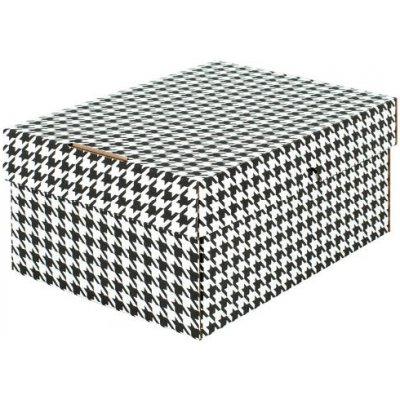 Emba krabice úložná s víkem bílá A5 22 x 15,5 x 10 cm – Zboží Mobilmania