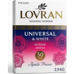 Lovran Universal & White Univerzální prášek na bílé prádlo 2,5 kg 50 PD – Zboží Dáma