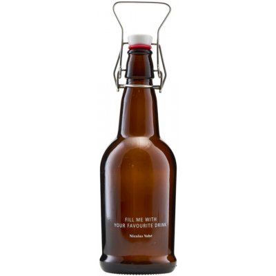 Nicolas Vahé Láhev s patentním uzávěrem 480ml hnědá – Zboží Mobilmania