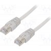 síťový kabel Gembird PP22-7.5M Patch RJ45, cat. 5e, FTP, 7,5m, šedý