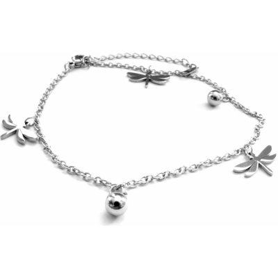 Steel Jewelry Náramek na nohu vážky z chirurgické oceli NK090328 – Sleviste.cz