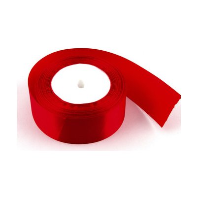 Stuha saténová 4cm x 23m ČERVENÁ – Zboží Mobilmania