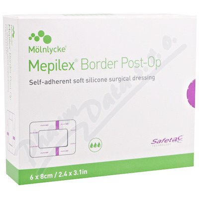 Mepilex Border Post-Op Krytí 6 x 8 cm 10 ks – Hledejceny.cz