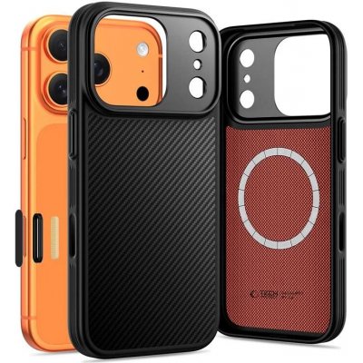 Tech-Protect Kevlar Aramid CC MagSafe iPhone 17 Pro černé – Zboží Mobilmania