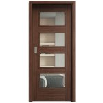Sapeli Swing Komfort M49 posuvné ořech americký 80 x 210 cm Čiré sklo – Hledejceny.cz
