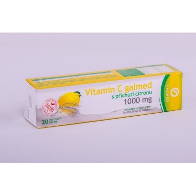 Galmed Vitamin C 1000 mg citron + limetka 20 tablet – Zboží Mobilmania