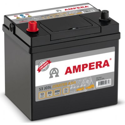 Ampera S3 Starter Asia 12V 60Ah 460A S3 J03L