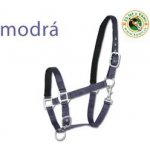 ELT Nylonová ohlávka Satin 2 x podložená 2x stavitelná modrá – Zboží Dáma