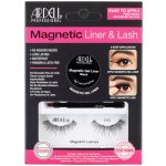 Ardell Magnetic Liner & Lash 110 Black magnetické řasy + magnetická gelová linka 2 g Black + štěteček na linku 1 ks – Zboží Dáma