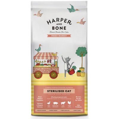 Harper and Bone Cat Sterilised čerstvé z trhu 4 x 5 kg – Zbozi.Blesk.cz