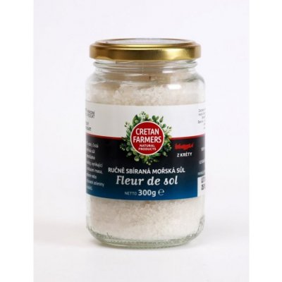 CRETAN FARMERS Solný květ mořská sůl ručně sbíraná 300 g