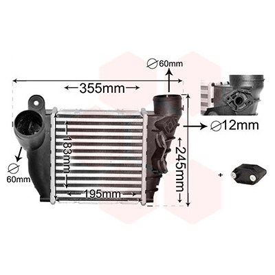 Chladič turba VAN WEZEL 58004200 – Zboží Mobilmania