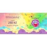 Elektronický dárkový poukaz v hodnotě 250 Kč Druh: Barevný – Sleviste.cz