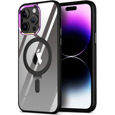 Pouzdro SES Plastové MagSafe se stojánkem Apple iPhone 13 Pro Max - černé – Zboží Mobilmania