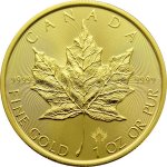 Royal Canadian Mint Maple Leaf zlatá mince 50 CAD stand 1 oz – Zboží Mobilmania