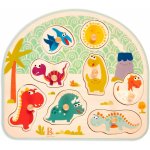 B Toys vkládačka puzzle s úchyty Dinosaurus 062243427068 – Zbozi.Blesk.cz