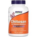 Now Foods Chitosan 500 mg plus Chromium 240 kapslí – Hledejceny.cz