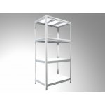 Biedrax Regál 45 x 120 x 180 cm 4 police – Sleviste.cz