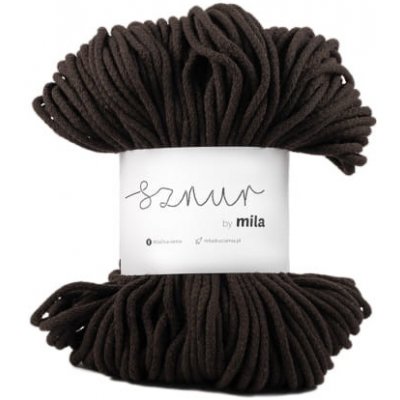 Bavlněná šňůra MILA 3mm - Čokoládová/P20 – Zboží Mobilmania