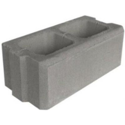 Tvarovka plotová PRESBETON Simple block hladká přírodní HX 1/20/AF – 400 x 200 mm – Hledejceny.cz