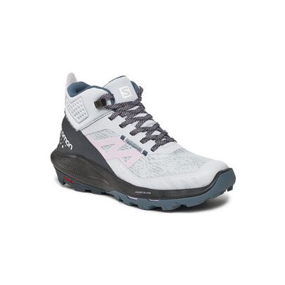 Salomon Outpulse Mid Gtx Gore Tex trekingová obuv L47152400 arctic ice india ink orchid bloom – Hledejceny.cz