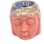 Aw. gifts Aroma lampa Hlava Budhy Růžová modrozelená 9 cm – Zbozi.Blesk.cz