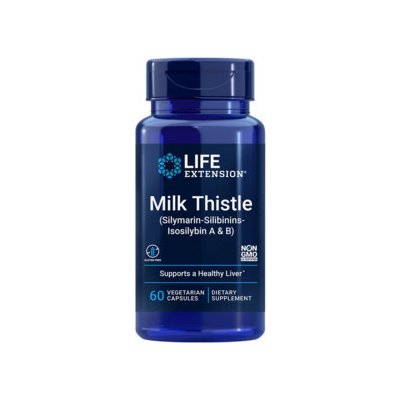 Life Extension Milk Thistle Silymarin -Silibinins-Isosilybin A &/ B 60 vegetariánská kapsle 750 mg – Hledejceny.cz