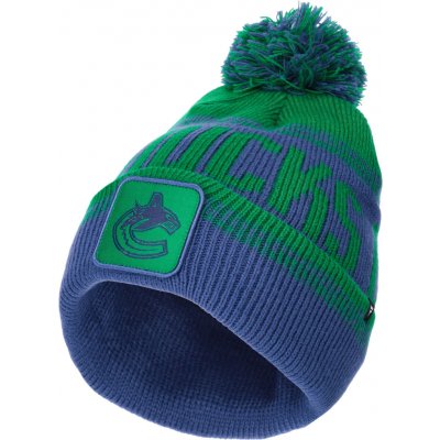 Fanatics VANCOUVER CANUCKS THRIVE CUFFED POM BEANIE Modrá Zelená – Hledejceny.cz
