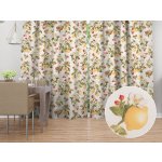 Biante Bavlněný závěs Sandra SA-777 Citrony a šípky na bílém 150x140 cm – Hledejceny.cz