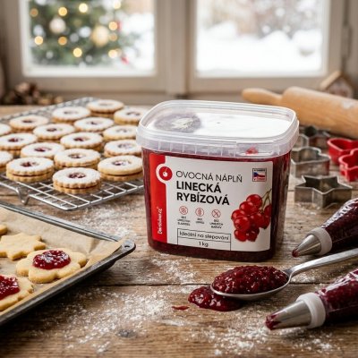 Linecká rybízová Náplň bez semínek 1 kg – Hledejceny.cz