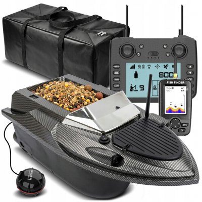 LOKEEVAN V030 s echolotem, dosah 800 m, baterie 20000 mAh, nosnost 3 kg, rychlost 15 km/h, GPS + taška – Zboží Dáma