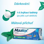 MAALOX POR 400MG/400MG TBL MND 40 – Zboží Mobilmania