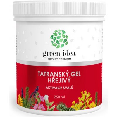 Green idea Tatranský bylinný masážní gel hřejivý 250 ml – Sleviste.cz