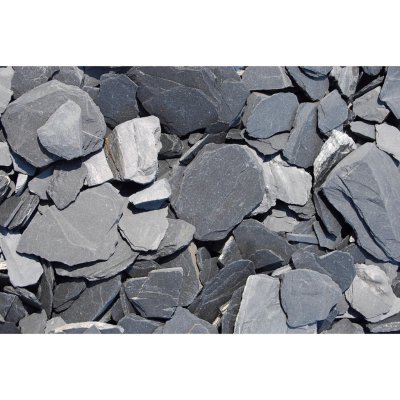 Břidlicové plátky grafitově černé 30-70 mm 20 kg PE pytel – Hledejceny.cz