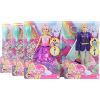 Barbie Princ/princezna se změnou 4 ks od 2 452 Kč - Heureka.cz