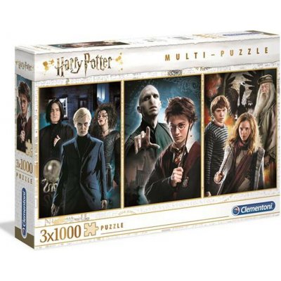 Clementoni 61884 Harry Potter 3x 1000 dílků – Zboží Mobilmania