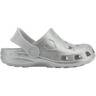 Coqui LITTLE FROG dětské pantofle stříbrná – Hledejceny.cz