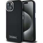 Karl Lagerfeld - Kožený MagSafe KLHMP15SPGMSRPK - iPhone 15 - FW Metal Plate – Zboží Živě