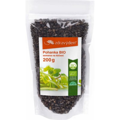 ZdravýDen Bio Pohanka semena na klíčení 200 g – Zbozi.Blesk.cz