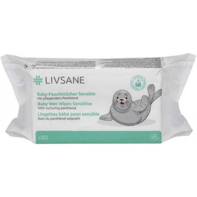LIVSANE Dětské vlhčené ubrousky Sensitive 80 ks – Hledejceny.cz