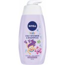 Nivea Kids 2in1 Shower & Shampoo dětský jemný sprchový gel a šampon 2 v1 500 ml