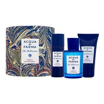 Acqua di Parma Blu Mediterraneo Mirto di Panarea EDT 75 ml + sprchový gel 40 ml + tělové mléko 50 ml dárková sada