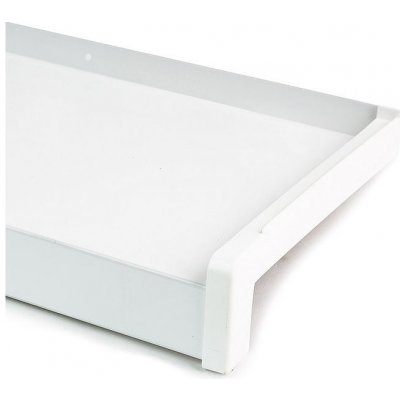 Deokork Venkovní hliníkový ohýbaný parapet nos 40 mm 90x500 mm Bílý – HobbyKompas.cz